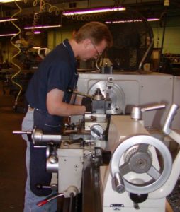 Nu-Tec Tooling machinist working